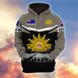 Premium Australian Veterans Hoodie 12032602, Gifts For Australian Veterans, Gifts On Father's Day, Veterans Day.