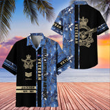 Personalized Australian Veteran Camo Branch Logo Custom Ranks Name & Years Hawaii Shirt Printed 0704