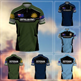 Premium Australian Veteran Polo Shirt 13032601, Gifts For Australian Veterans, Gifts For Independence Day, Veterans Day.