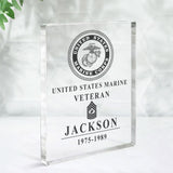 Premium Personalized US Veteran Soldier Art Acrylic Plaque 1104 Gifts For US Veterans, Gifts For Independence Day Veteran Day