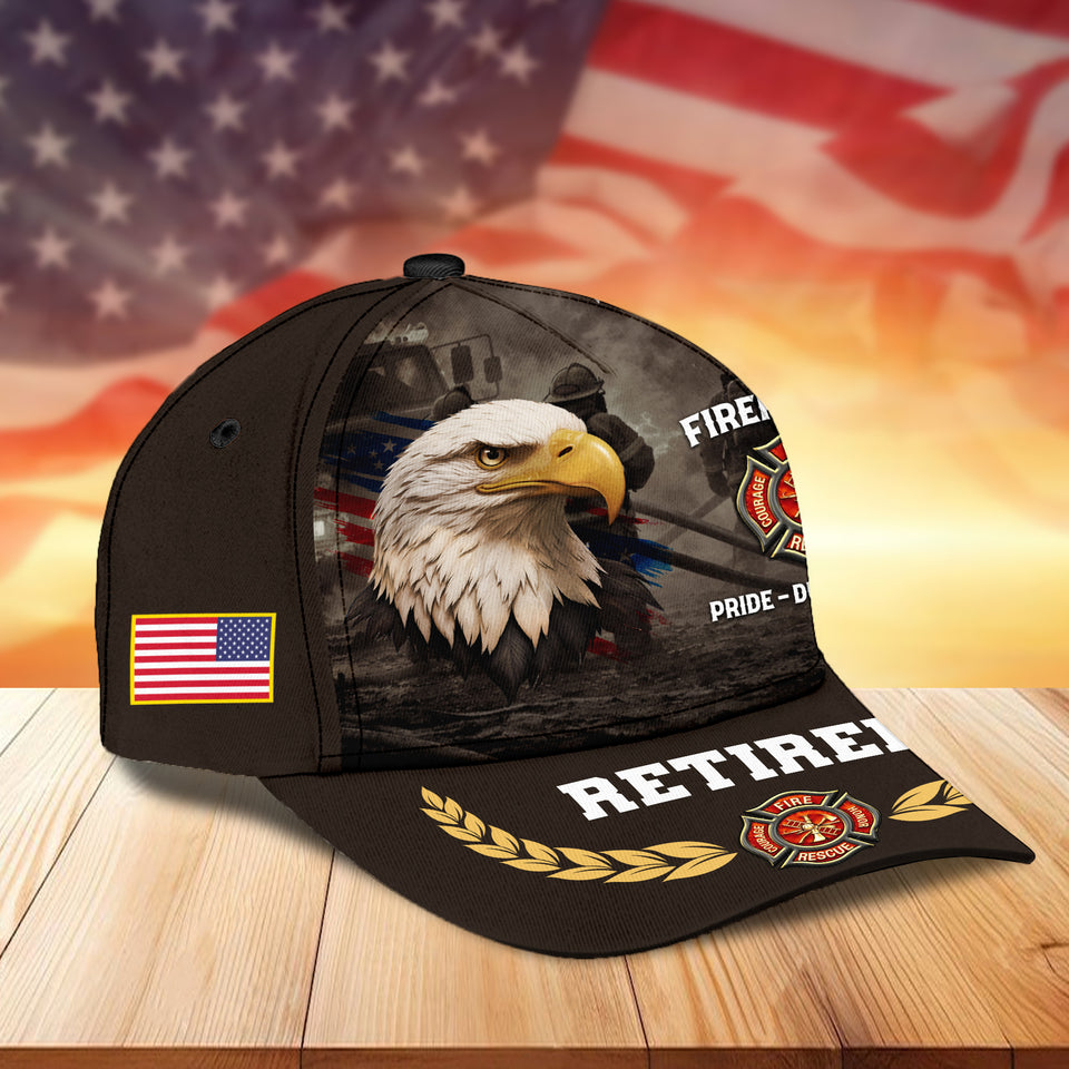 Premium Firefighter Baseball Hat 11032601, Gifts for Firefighters, Firefighter Appreciation Gift