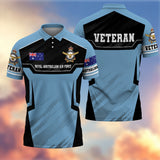 Premium Australian Veteran Polo Shirt 13032601, Gifts For Australian Veterans, Gifts For Independence Day, Veterans Day.