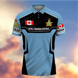 Premium Canadian Veteran Polo Shirt 13032601, Gifts For Canadian Veterans, Gifts For Independence Day, Veterans Day.