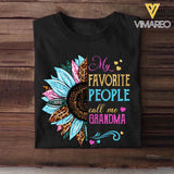 Personalized Grandma Sunflower Tshirt or Sweatshirt Printed QTDT1602