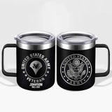 Personalized US Armed Forces With Name And Year Laser Handle Cup Printed 2023197KVH
