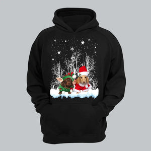 Personalized Upload Your Dog Photo Xmas Gift Hoodie 2D Printed HN23851