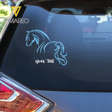 Personalized Horse Lovers Gift Custom Name Decal Printed VQ23890