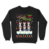 Personalized Cat Jingle Balls Xmas Gift Sweatshirt Printed NMTVQ23913