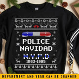 Personalized Police Navidad Custom Year Christmas Gift Sweatshirt Printed LDMKVH23932