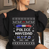 Personalized Police Navidad Custom Year Christmas Gift Sweatshirt Printed LDMKVH23932