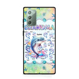 Personalized Grandma Dolphin Kid Names Ocean Vibes Phonecase Printed LVA23989