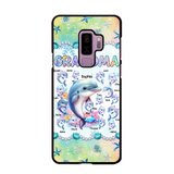 Personalized Grandma Dolphin Kid Names Ocean Vibes Phonecase Printed LVA23989