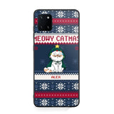 Personalized Meowy Catmas Cat Xmas Ugly Christmas Gift Phonecase Printed LVA231022