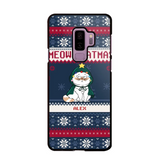 Personalized Meowy Catmas Cat Xmas Ugly Christmas Gift Phonecase Printed LVA231022