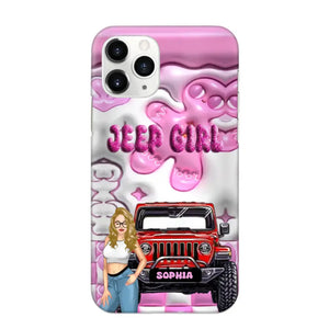 Personalized Jeep Girl Phonecase Printed NTMTHN231041