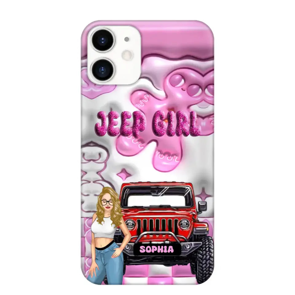 Personalized Jeep Girl Phonecase Printed NTMTHN231041