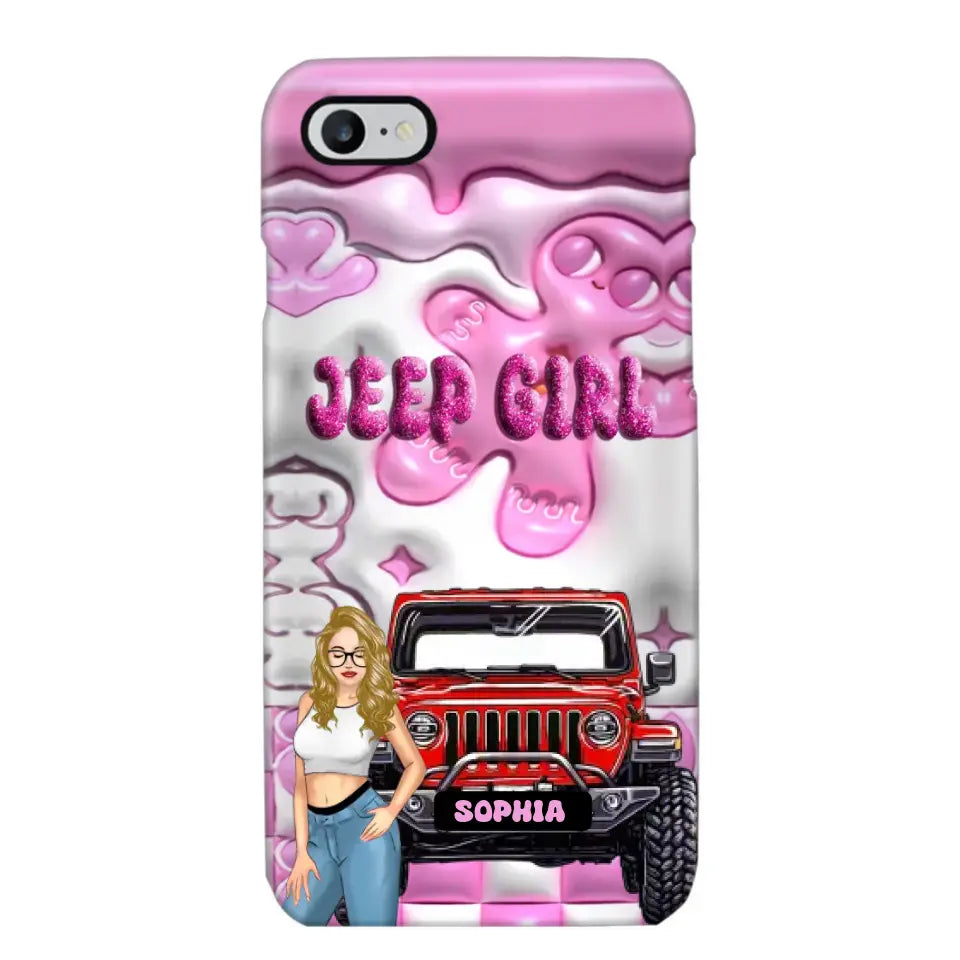 Personalized Jeep Girl Phonecase Printed NTMTHN231041