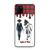 Personalized Horse Girl Custom Name Caro Phonecase Printed VQ231044