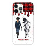 Personalized Horse Girl Custom Name Caro Phonecase Printed VQ231044