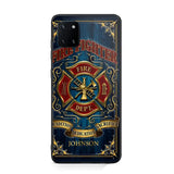 Personalized Fire Dept Radition Dedication Sacrifice Firefighter Custom Name Phonecase Printed QTVQ231046