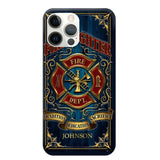 Personalized Fire Dept Radition Dedication Sacrifice Firefighter Custom Name Phonecase Printed QTVQ231046