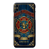 Personalized Fire Dept Radition Dedication Sacrifice Firefighter Custom Name Phonecase Printed QTVQ231046