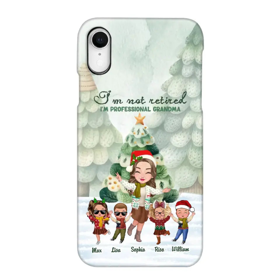 Personalized I'm Not Retired I'm Professional Grandma Christmas Gift Phonecase Printed HTHHN231062