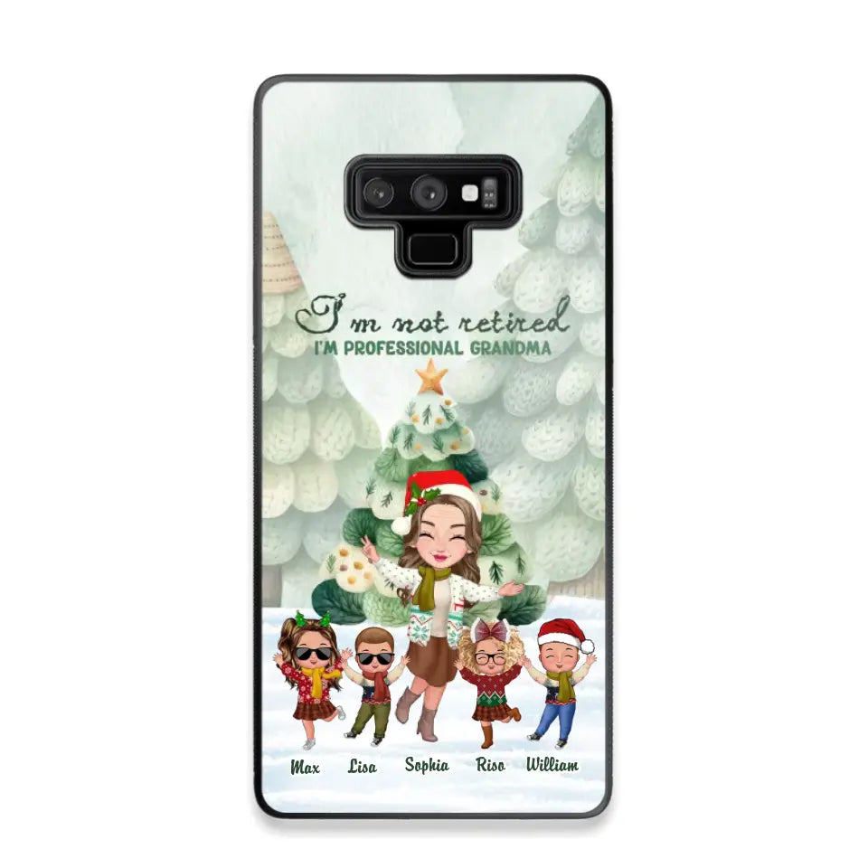 Personalized I'm Not Retired I'm Professional Grandma Christmas Gift Phonecase Printed HTHHN231062