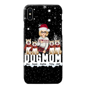 Personalized Dog Mom Girl Xmas Dog Lovers Gift Christmas Gift Phonecase Printed LVA231063