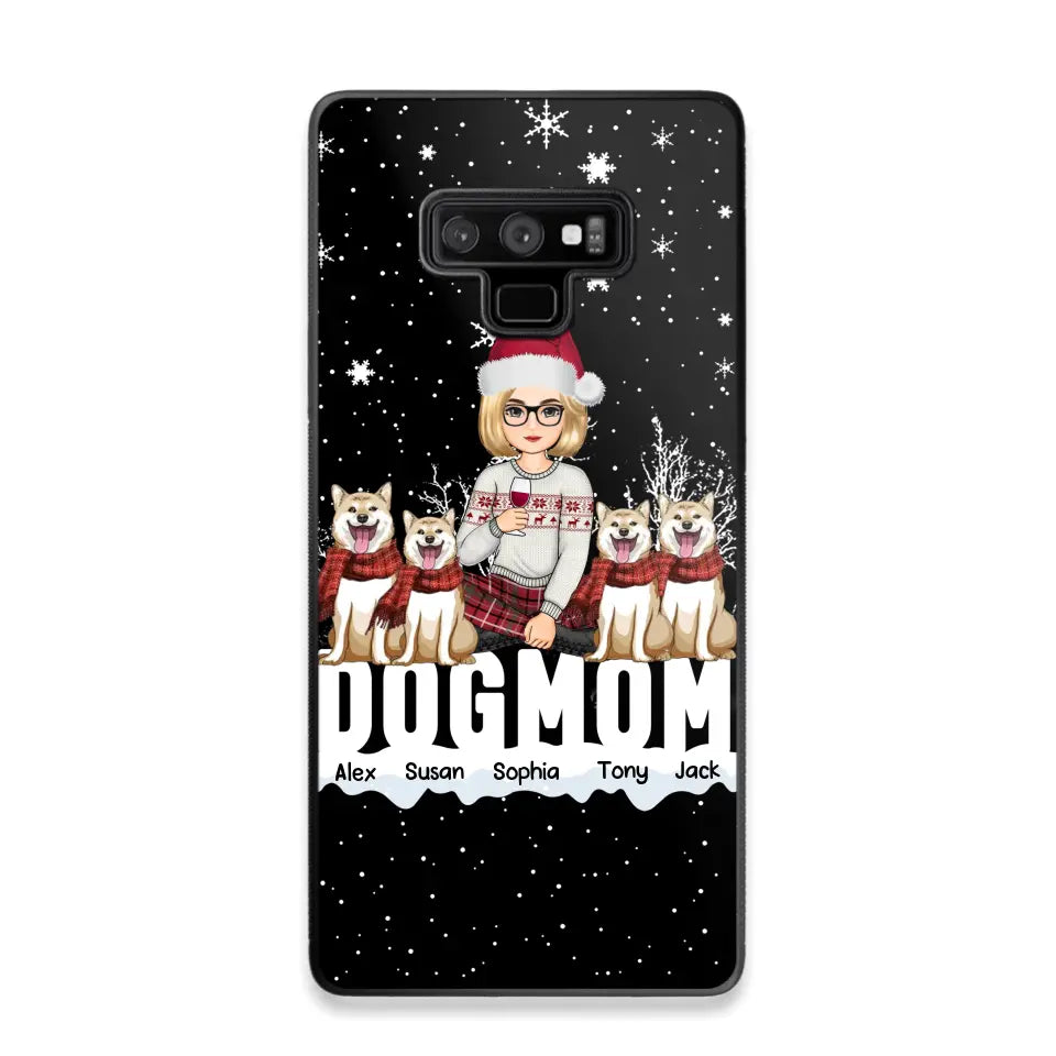 Personalized Dog Mom Girl Xmas Dog Lovers Gift Christmas Gift Phonecase Printed LVA231063