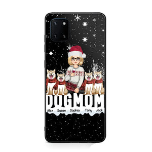 Personalized Dog Mom Girl Xmas Dog Lovers Gift Christmas Gift Phonecase Printed LVA231063