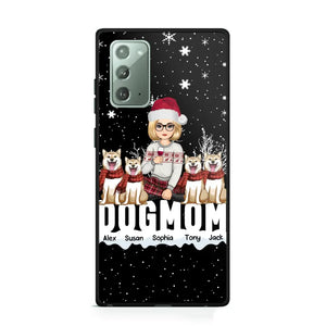 Personalized Dog Mom Girl Xmas Dog Lovers Gift Christmas Gift Phonecase Printed LVA231063