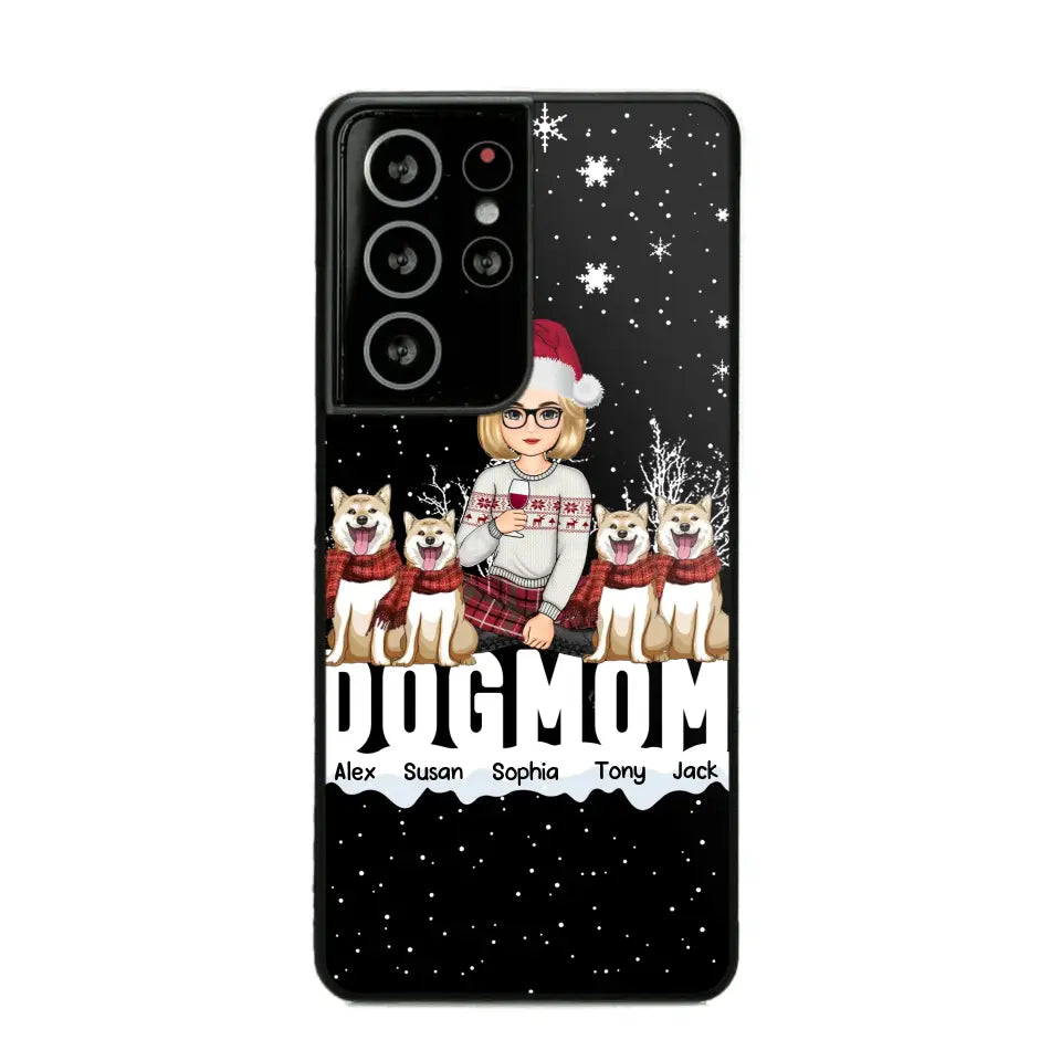 Personalized Dog Mom Girl Xmas Dog Lovers Gift Christmas Gift Phonecase Printed LVA231063