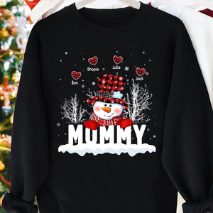 Personalized Grandma Snowman Custom Name Xmas Snow Vibes Christmas Gift Sweatshirt Printed LDMLVA231072