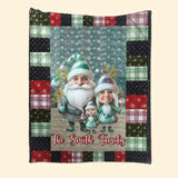 Personalized Upload Your Photo Family Christmas Gift Sherpa or Fleece Blanket Printed NMTVQ231077