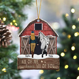 Personalized All Of Me Loves All Of You Horse Girl Wooden Ornament Printed LDMKVH231117