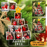 Personalized Upload Your Photo With Kid Christmas Gift Acrylic Ornament Printed LDMKVH231142