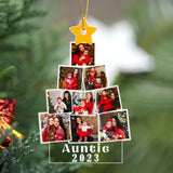 Personalized Upload Your Photo With Kid Christmas Gift Acrylic Ornament Printed LDMKVH231142