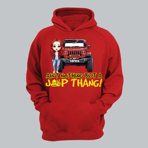 Personalized Ain't Nothing But A Jeep Thang Jeep Girl Hoodie 2D Printed HN231212