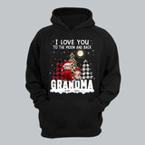 Personalized Happiness Is Being A Grandma Girl Xmas Kid Names Christmas Gift Hoodie 2D Printed LVA231216