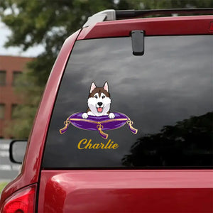 Personalized Dog Royal Custom Name Decal Printed QTKH1224