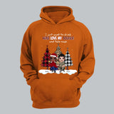Personalized I Just Want To Drink Wine Love My Soldier And Take Naps Couple Gift Christmas Gift Hoodie 2D Printed QTHN231215