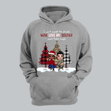 Personalized I Just Want To Drink Wine Love My Soldier And Take Naps Couple Gift Christmas Gift Hoodie 2D Printed QTHN231215
