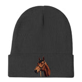 Personalized Upload Your Horse Photo Embroidered Beanie Printed VQ231235