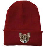 Personalized Upload Your Dog Photo Dog Embroidered Beanie Printed KVH231350