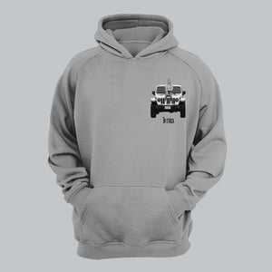 Personalized Upload Your Photo Jeep Girl Hoodie 2D Printed LVA231361