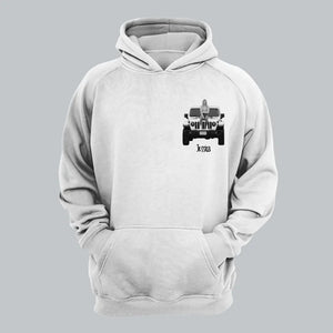 Personalized Upload Your Photo Jeep Girl Hoodie 2D Printed LVA231361