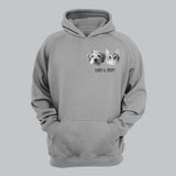 Personalized Upload Your Pet Photo Hoodie 2D Printed LVA231363