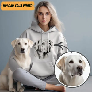 Personalized Upload Your Photo Dog Mom Hoodie 2D Printed VQ231382