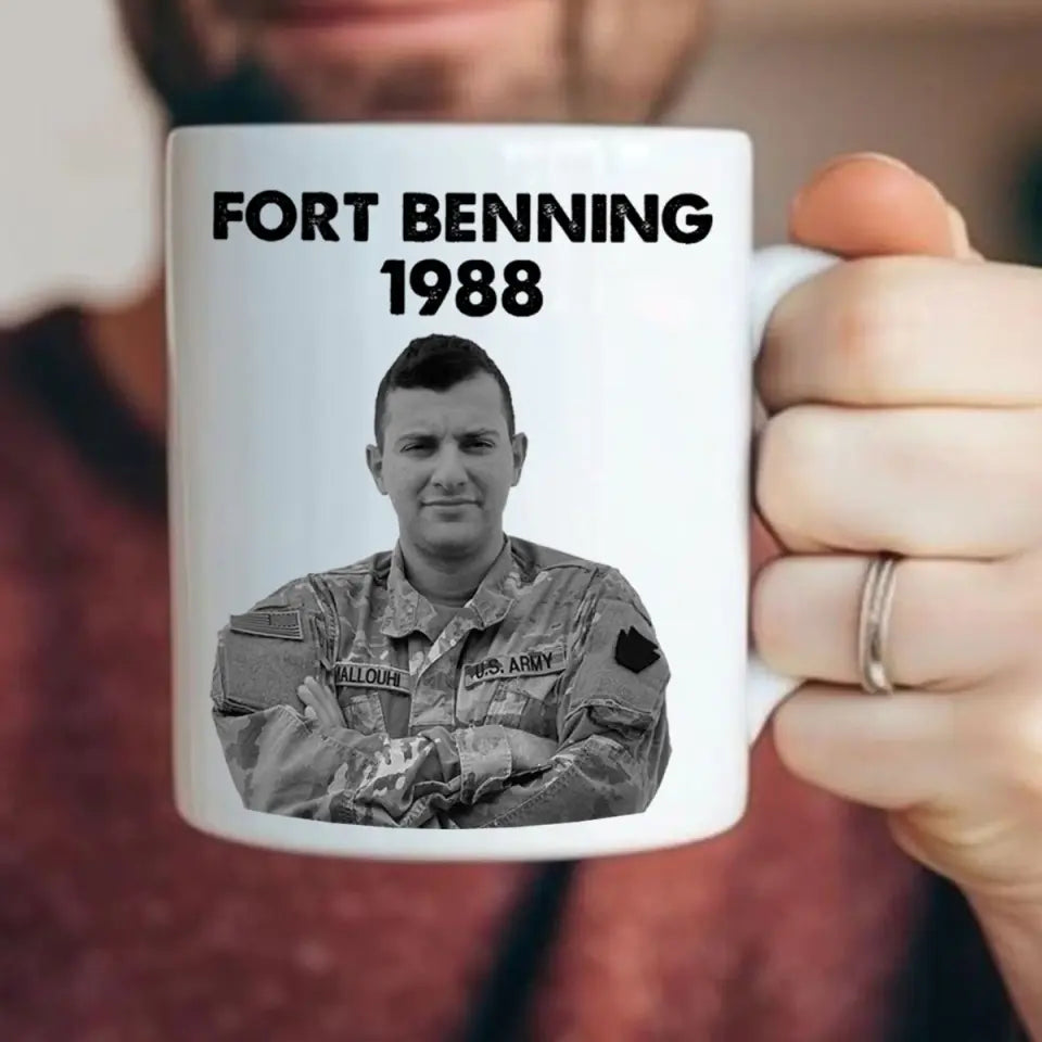 Personalized Upload Your Photo US Veteran White Mug Printed VQ231411